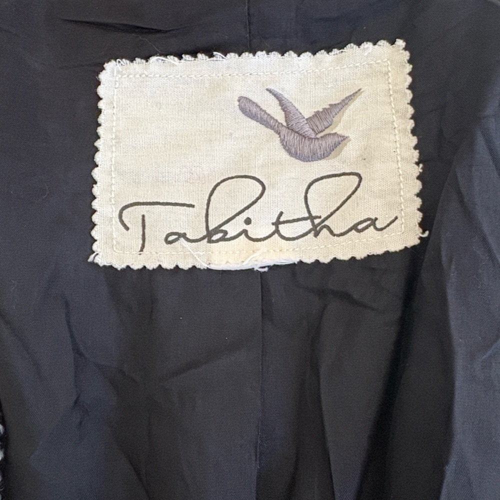 Tabitha Elegant Black Tweed Wool Blend Blazer - Picture 4 of 8